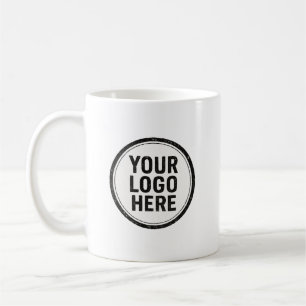 Anpassningsbar Affärsverksamhet din här Logotyp är Kaffemugg