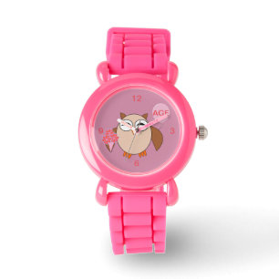 Anpassningsbar Age Birthday Uggla Kids Watch Armbandsur