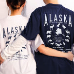 Anpassningsbar Alaska Family Cruise Wildlife Spott T Shirt<br><div class="desc">Sätt dig på din familjs Alaska äventyr med vår "Anpassningsbar Family Alaska Cruise Wildlife Scavenger Hunt T-Shirt"! De här skjortorna i personligen kommer att öka dina utflykter och dina djurliv med extra upphetsning. Varje skjorta kan anpassas med din familj namn och resa, skapar den vara en unik keepy för din...</div>