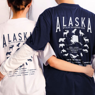 Anpassningsbar Alaska Family Cruise Wildlife Spott T Shirt