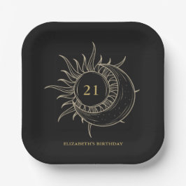 Anpassningsbar Ålder Mystic Celestial Måne Birthda