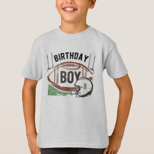 Anpassningsbar-Åldersfotboll födelsedag Småbarn T- T Shirt