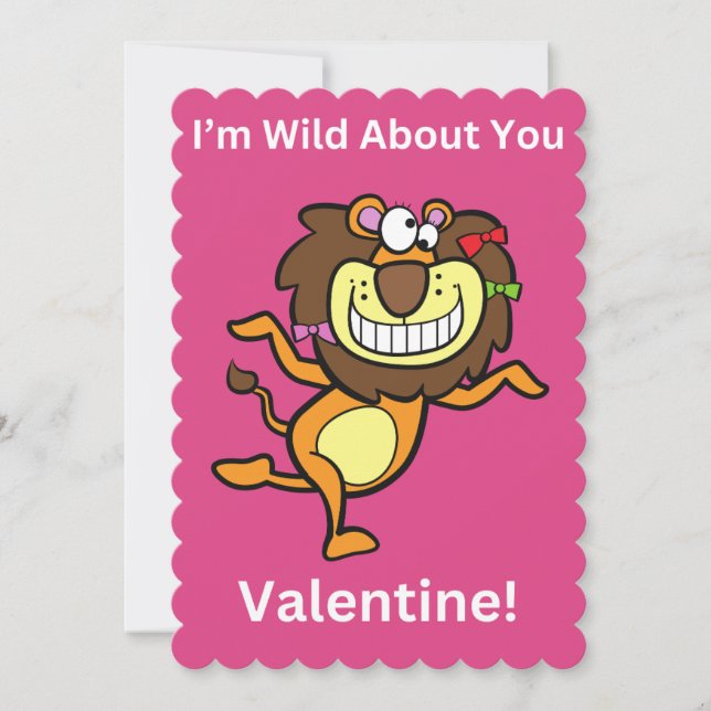 Anpassningsbar Alla Hjärtans dag-kort för barn Julkort (Framsida)