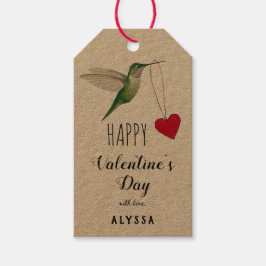 Anpassningsbar Alla hjärtans dag Presentetikett