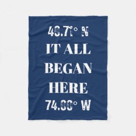 Anpassningsbar Alla påbörjade koordinater Fleecefilt