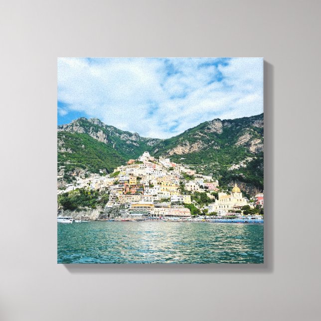 Anpassningsbar Amalfi Kusten Positano Italien Canvastryck (Framsida)