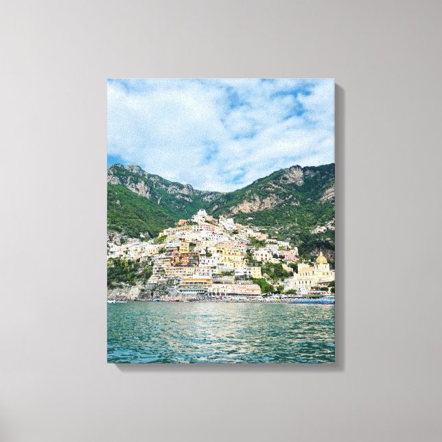 Anpassningsbar Amalfi Kusten Positano Italien Canvastryck (Framsida)