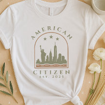 Anpassningsbar American Citizen T-Shirt | Etablera