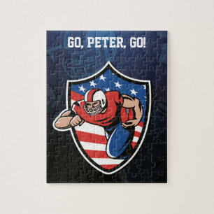 Anpassningsbar, amerikanska fotbollsmärken, fotbol pussel