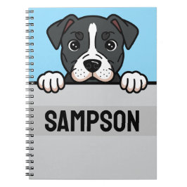 Anpassningsbar Amstaff från American Stafford Terr Anteckningsbok