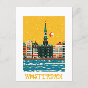 Anpassningsbar Amsterdam Nederländerna Vykort