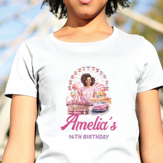 Anpassningsbar Amusement Park African American T Shirt (Skapare uppladdad)