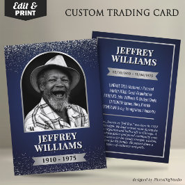 Anpassningsbar Ancestor Trading Card, familje- och