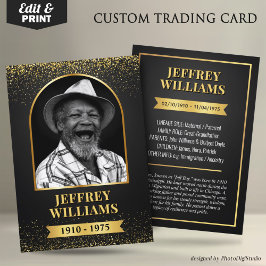 Anpassningsbar Ancestor Trading Card, familje- och