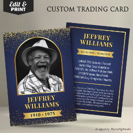 Anpassningsbar Ancestor Trading Card, familje- och