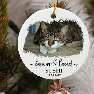 Anpassningsbar Animal Forever Loved Julgransprydnad Keramik