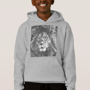 Anpassningsbar Animal Lejon Ansikte Front Print Ki T Shirt