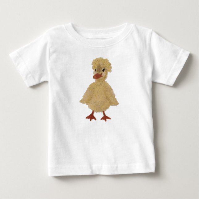 Anpassningsbar Anka Baby T-shirt Anka T-shirt (Framsida)
