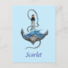 Anpassningsbar ankarpunkt och fyr (version 2) vykort