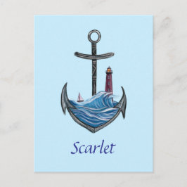 Anpassningsbar ankarpunkt och fyr (version 3) vykort