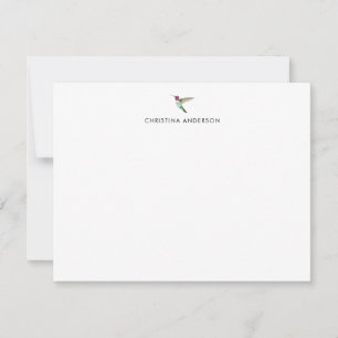 Anpassningsbar Anna's Hummingbird Anteckningskort