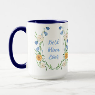 Anpassningsbar Anpassa Blommigten Mors dag Mugg