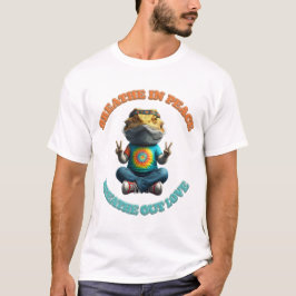 Anpassningsbar Anpassa Boho Bearded Dragon Hippie T Shirt