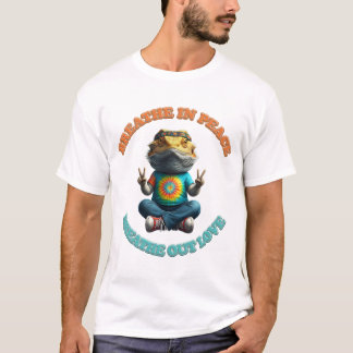 Anpassningsbar Anpassa Boho Bearded Dragon Hippie T Shirt
