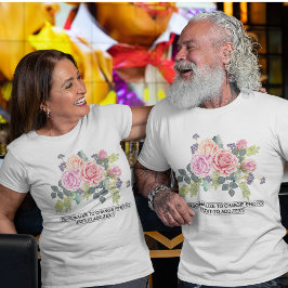 Anpassningsbar Anpassa fototeckning Text citat Uni T Shirt