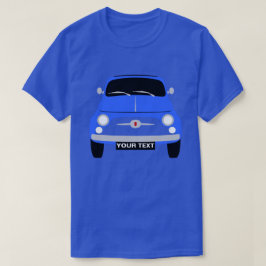 Anpassningsbar Anpassa Vintage klassisk Blue Fiat T Shirt