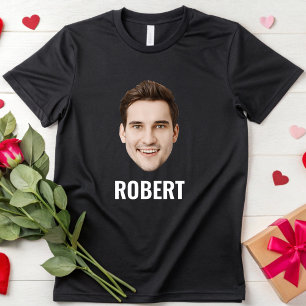 Anpassningsbar Ansikte 20:e 30:e 50:e Födelsedagsf T Shirt