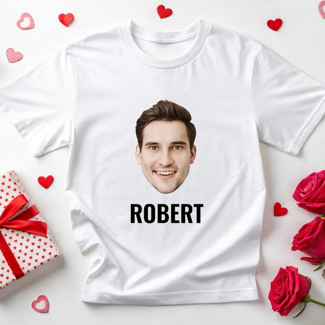 Anpassningsbar Ansikte 20:e 30:e 50:e Födelsedagsf T Shirt (Skapare uppladdad)