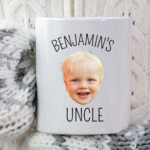 Anpassningsbar Ansikte Baby Farbror Mamma Pappa Fö Mugg