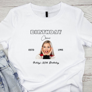 Anpassningsbar Ansikte Birthday Gift Resa Funny An T Shirt