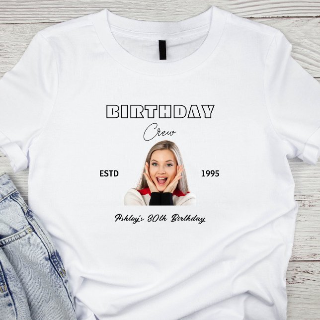 Anpassningsbar Ansikte Birthday Gift Resa Funny An T Shirt (Skapare uppladdad)