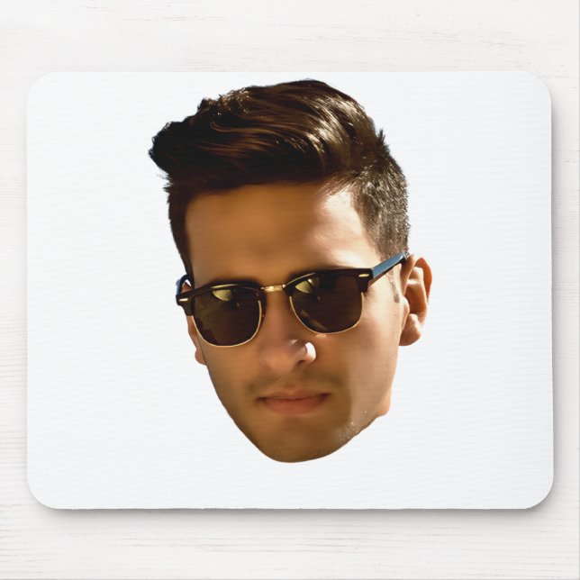 Anpassningsbar Ansikte Cutout Bachelorette-partiet Musmatta (Framsidan)