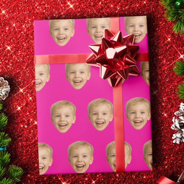 Anpassningsbar Ansikte Gift, Personlig Ansikte Pho Presentpapper (Skapare uppladdad)