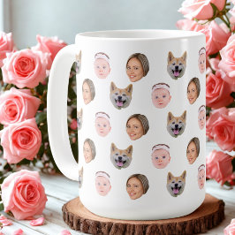 Anpassningsbar Ansikte Mugg, Anpassningsbar Photo  Kaffemugg