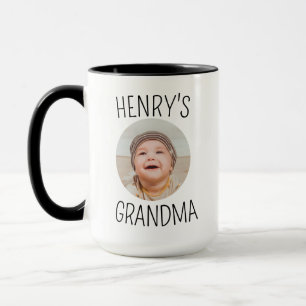 Anpassningsbar Ansikte Mugg, Kaffe Mugg för mormor