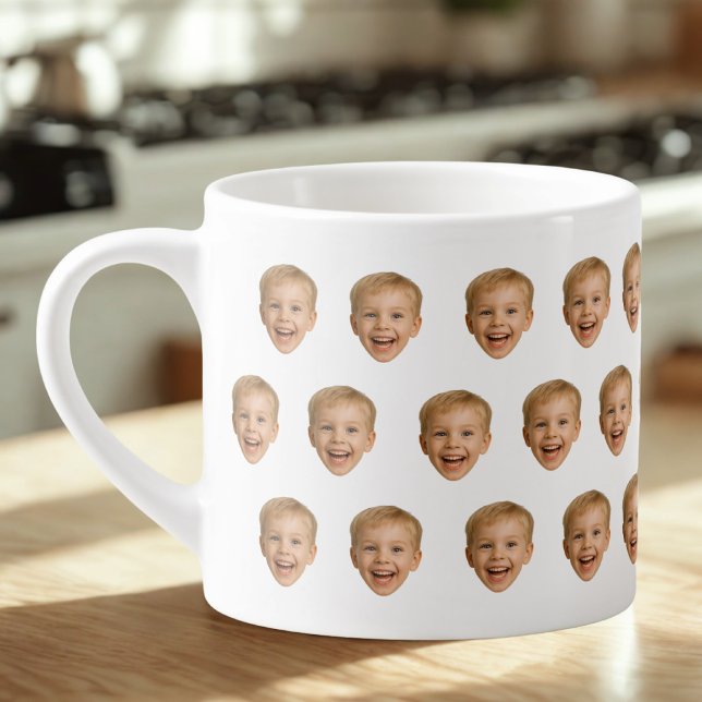 Anpassningsbar Ansikte Mugg, Personlig Ansikte Pho Espressomugg (Skapare uppladdad)