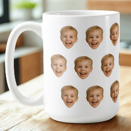 Anpassningsbar Ansikte Mugg, Personlig Ansikte Pho Kaffemugg