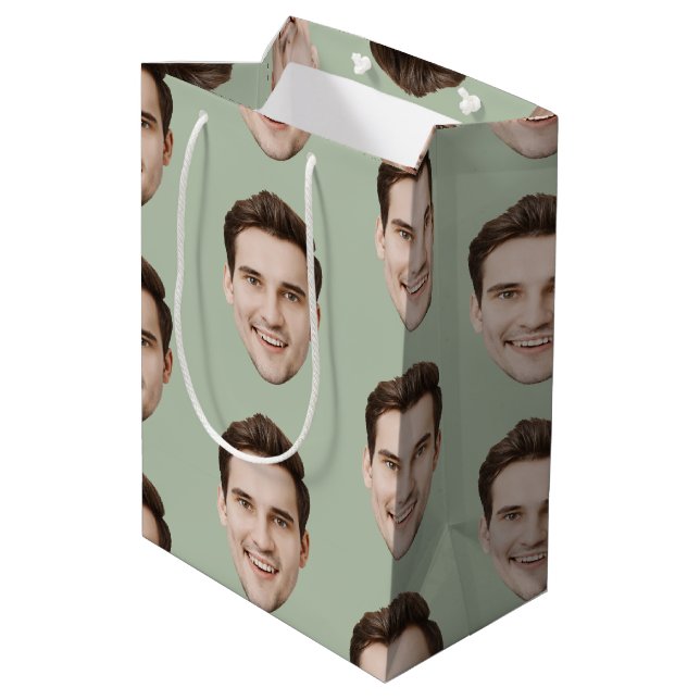 Anpassningsbar Ansikte Personlig Birthday Bröllops (Baksidan Vinklad)