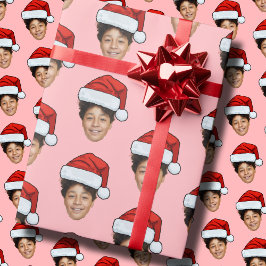 Anpassningsbar Ansikte Photo Santa Ansikte Presentpapper