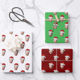 Anpassningsbar Ansikte Photo Santa Hat julklapp