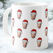 Anpassningsbar Ansikte Photo Santa Hat julklapp