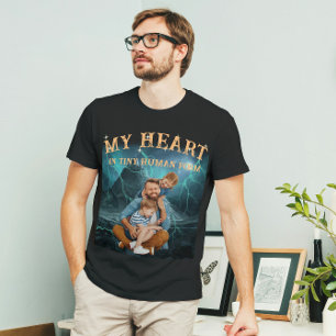 Anpassningsbar Ansikte Porträtt Photo Vintage Stil T Shirt