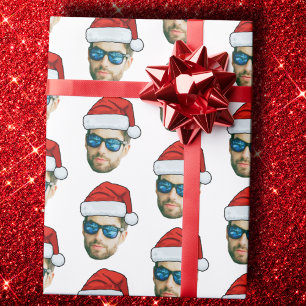 Anpassningsbar Ansikte Santa Hat Presentpapper