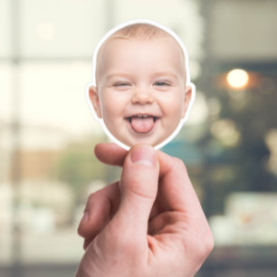 Anpassningsbar Ansikte Sticker - Lustigt foto med Klistermärken