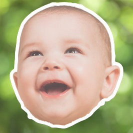 Anpassningsbar Ansikte Stickers Personlig Ansikte  Klistermärken
