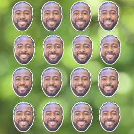 Anpassningsbar Ansikte Stickers Personlig Photo An Klistermärken